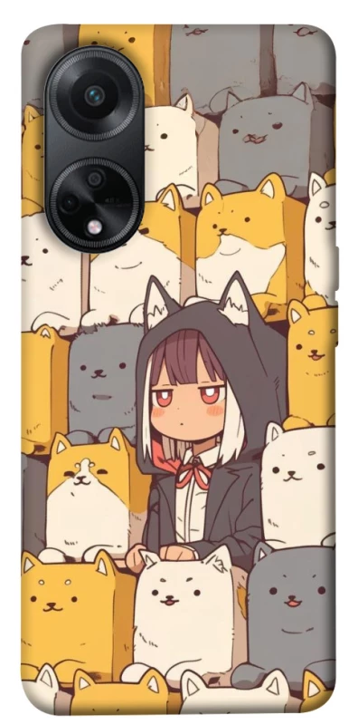 Чохол на Oppo A58 4G Like a cat фото 1 з 1