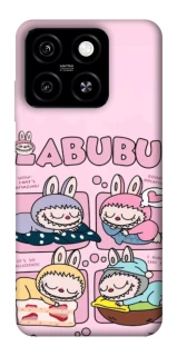 Чехол на ZTE Blade A55 4G Labubu Dreams Collage фото 1 из 1