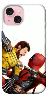Чехол на Apple iPhone 15 (6.1") Deadpool and Wolverine фото 1 из 1