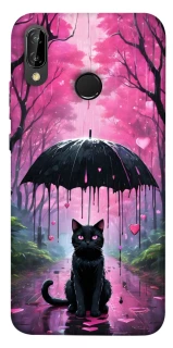 Чохол на Huawei P20 Lite Black cat фото 1 Чохол на Huawei P20 Lite Black cat фото 1 з 1