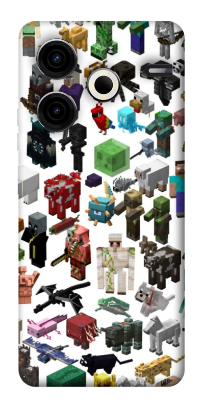 Чохол на TECNO Pova 6 Neo (LI6) Minecraft v4 фото 1 з 1