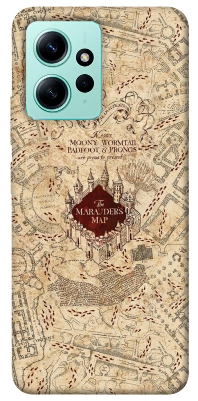 Чохол на Xiaomi Redmi Note 12 4G Harry Potter Marauder's Map фото 1 з 1