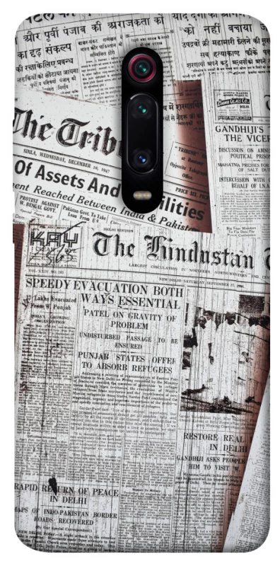 Чехол на Xiaomi Redmi K20 / K20 Pro / Mi9T / Mi9T Pro Газеты фото 1 из 1