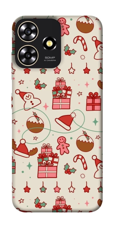 Чехол на ZTE Blade A73 4G Новогодний v14 фото 1 из 1