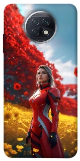 Чохол на Xiaomi Redmi Note 9 5G / Note 9T Cyber space girl ver.5 фото 1 з 1