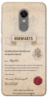 Чехол на Xiaomi Redmi 5 Plus / Redmi Note 5 (Single Camera) The Hogwarts acceptance letter фото 1 из 1