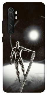 Чохол на Xiaomi Mi Note 10 Lite Срібний серфер фото 1 з 1