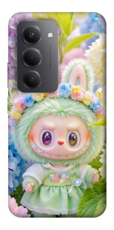 Чохол на Xiaomi Redmi 15 (Global) Labubu & Flowers ver.2 фото 1 з 1