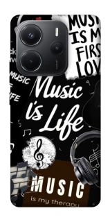 Чехол на Xiaomi Redmi Note 14 4G (Int. version) Music is Life фото 1 из 1