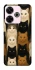 Чохол на Xiaomi Poco M6 4G Colorful Cat Collage фото 1 з 1