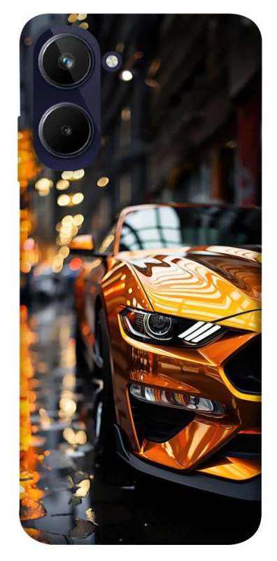 Чохол на Realme 10 4G Golden sports car фото 1 з 1