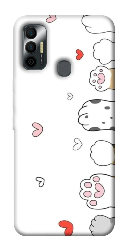 Чехол на TECNO Spark 7 Paws фото 1 из 1