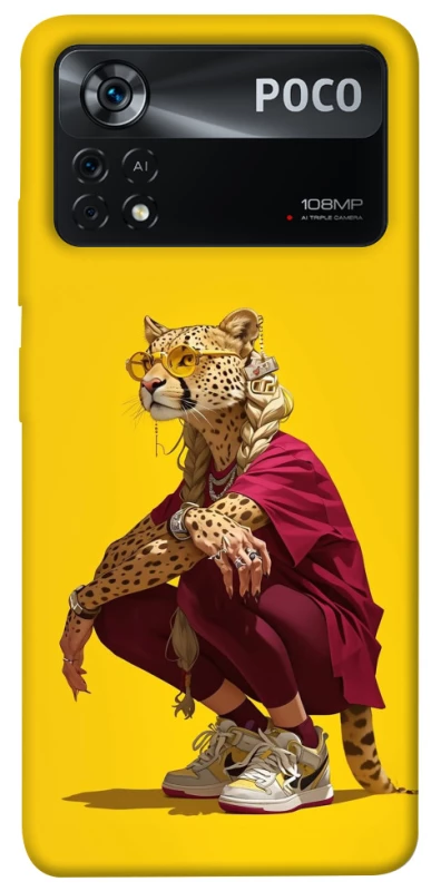 Чехол на Xiaomi Poco X4 Pro 5G Ягуар фото 1 из 1