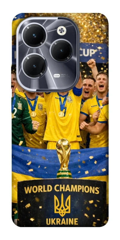 Чохол на Infinix Hot 40 UA-Football ver.5 фото 1 з 1