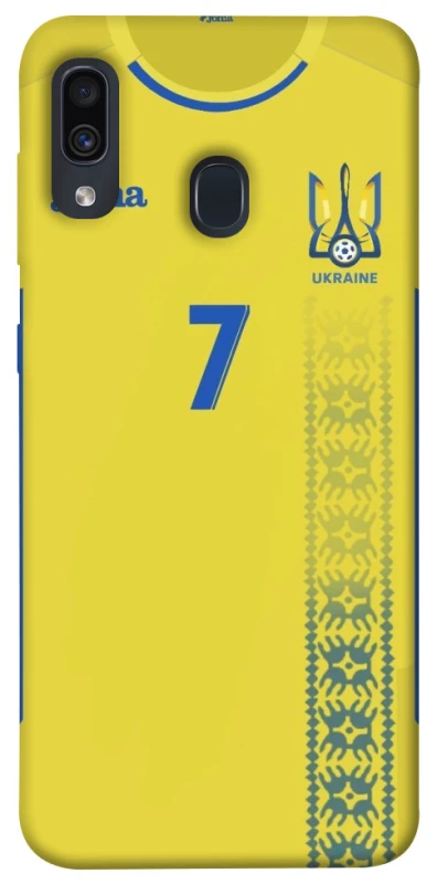 Чехол на Samsung Galaxy A20 / A30 UA-Football ver.3 фото 1 из 1