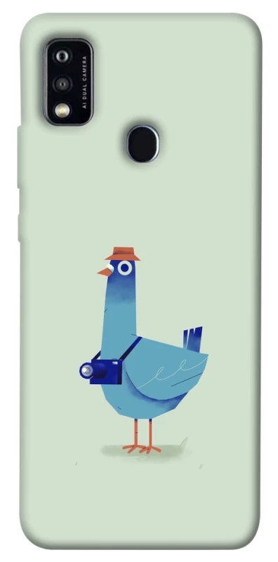 Чохол на ZTE Blade A51 Голуб-детектив фото 1 з 1