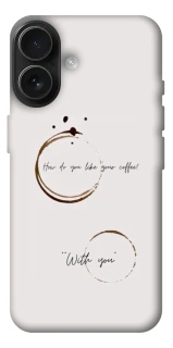 Чехол на Apple iPhone 17 (6.3") Coffee with you фото 1 из 1