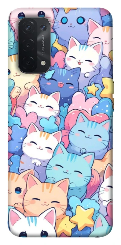 Чехол на Oppo A54 5G / A74 5G Funny Kittens ver.3 фото 1 из 1