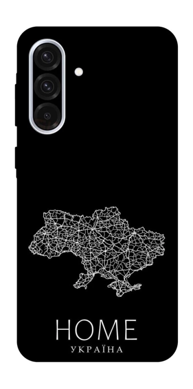 Чехол на Samsung Galaxy A36 5G Ukraine black map фото 1 из 1