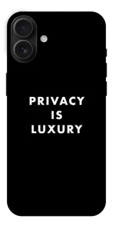 Чехол на Apple iPhone 16 Plus Privacy is luxury фото 1 из 1