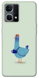 Чохол на Oppo Reno 7 4G Голуб-детектив фото 1 з 1