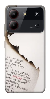 Чохол на ZTE Blade A54 4G Вірші фото 1 з 1