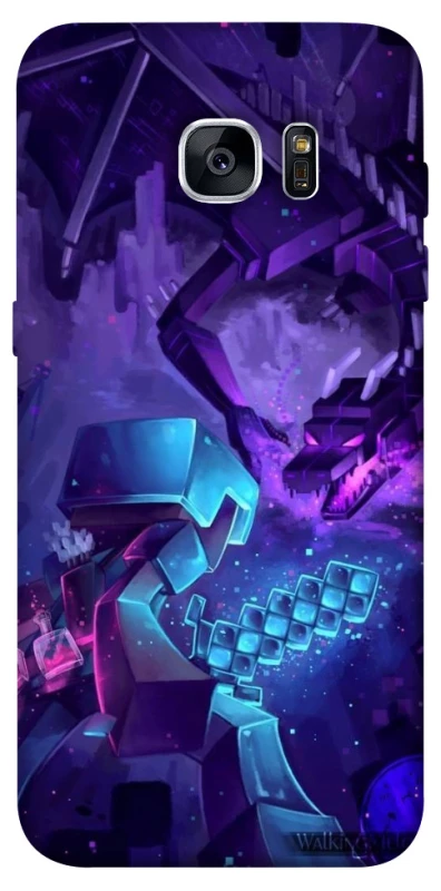 Чехол на Samsung G935F Galaxy S7 Edge Minecraft dragon фото 1 из 1