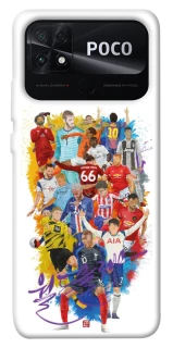 Чохол на Xiaomi Poco C40 Football Abstract v2 фото 1 з 1