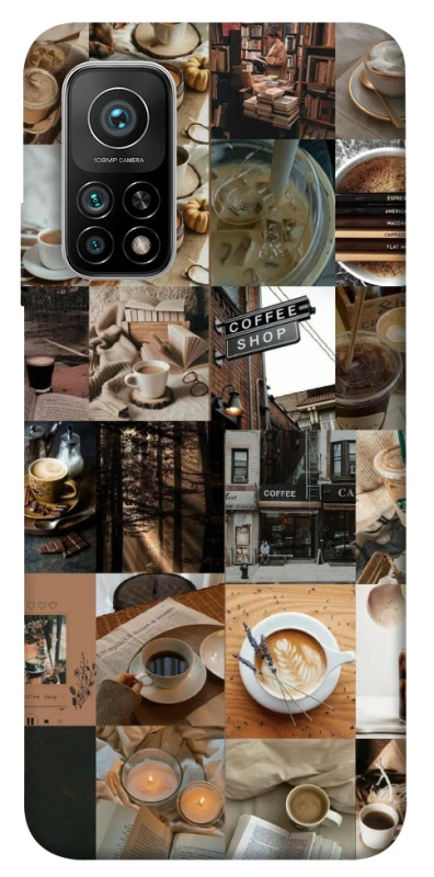 Чехол на Xiaomi Mi 10T Coffee collage ver.3 фото 1 из 1