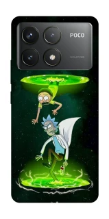 Чохол на Xiaomi Poco F6 Pro Rick and Morty фото 1 з 1