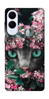 Чохол на Samsung Galaxy S25 Edge Кіт в квітах фото 1 з 1