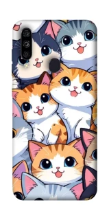 Чехол на ZTE Blade A7 (2020) Cute Cat v2 фото 1 из 1