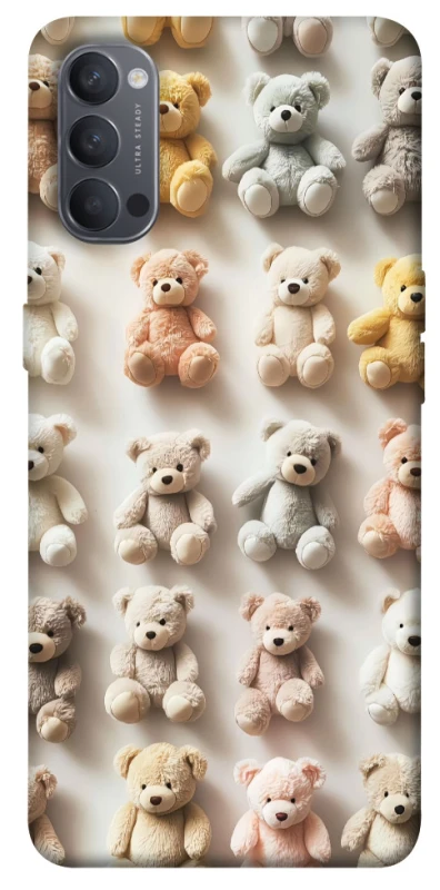 Чохол на Oppo Reno 4 Teddy Bears фото 1 з 1