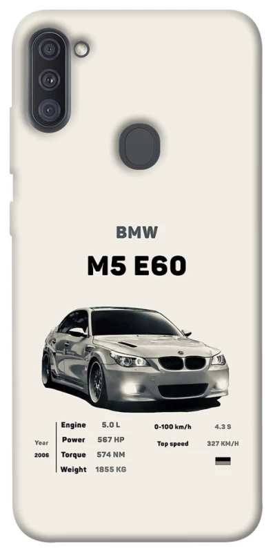 Чехол на Samsung Galaxy A11 BMW M5 E60 фото 1 из 1
