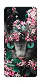 Чохол на Samsung Galaxy S26 Edge Кіт в квітах фото 1 з 1