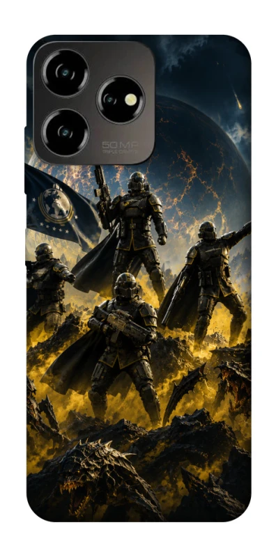 Чехол на ZTE Blade V50 Design 4G HELLDIVERS фото 1 из 1