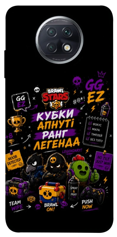 Чохол на Xiaomi Redmi Note 9 5G / Note 9T Brawl Stars collage фото 1 з 1