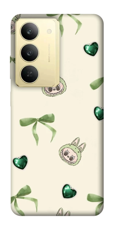 Чохол на Realme 14x Labubu Green Heart фото 1 з 1