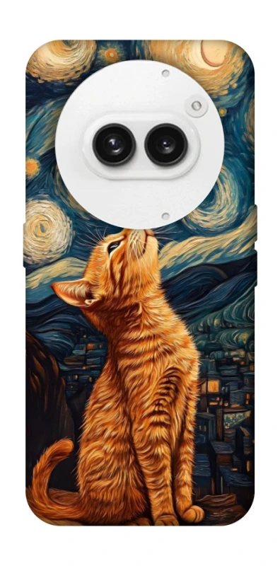 Чохол на Nothing Phone (2a) van gogh cat фото 1 з 1