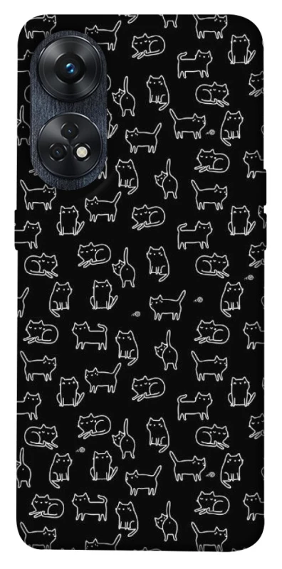 Чохол на Oppo Reno 8T 4G Black Cats фото 1 з 1