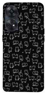 Чехол на Oppo Reno 8T 4G Black Cats фото 1 из 1