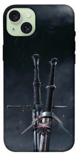 Чехол на Apple iPhone 15 Plus (6.7") Мечи Ведьмака фото 1 из 1