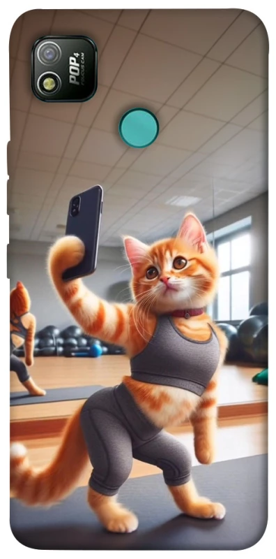 Чехол на TECNO POP 4 Кошечка фото 1 из 1