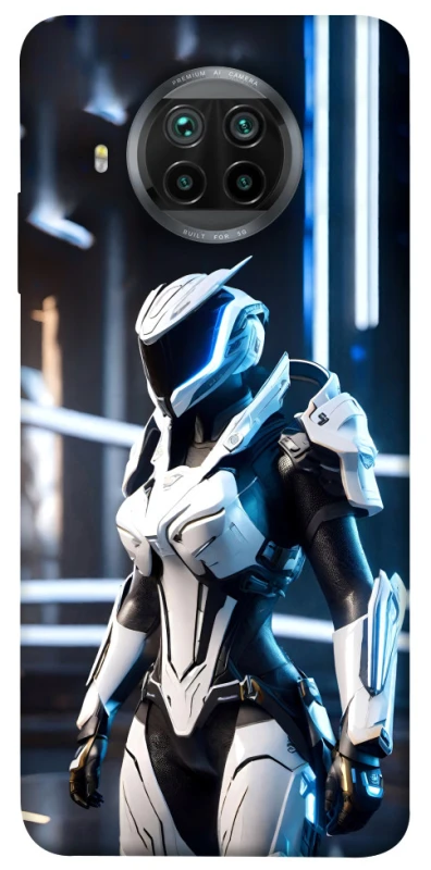 Чехол на Xiaomi Mi 10T Lite / Redmi Note 9 Pro 5G Cyber space girl ver.6 фото 1 из 1