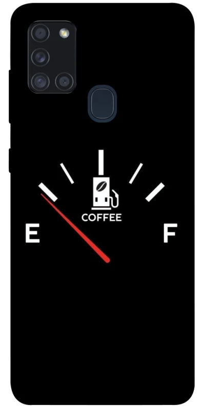 Чехол на Samsung Galaxy A21s Сoffee speedometer фото 1 из 1