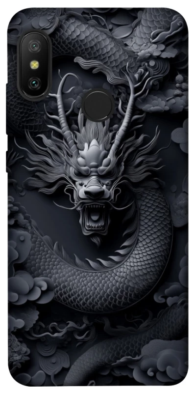 Чохол на Xiaomi Mi A2 Lite / Xiaomi Redmi 6 Pro black dragon фото 1 з 1