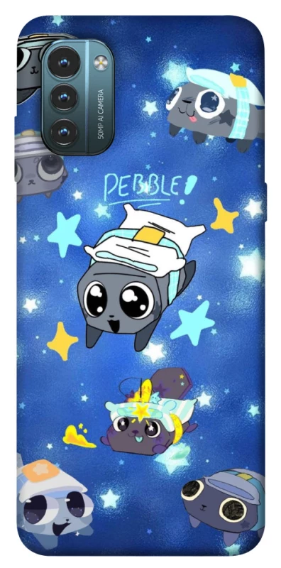 Чохол на Nokia G21 Pebble kitten stars фото 1 з 1