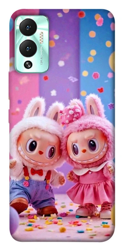 Чохол на Infinix Hot 12 Play Labubu twins ver.3 фото 1 з 1