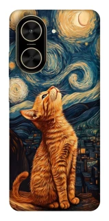 Чохол на Xiaomi Poco C71 van gogh cat фото 1 з 1