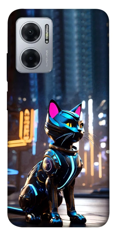 Чохол на Xiaomi Redmi Note 11E Cyber cat фото 1 з 1